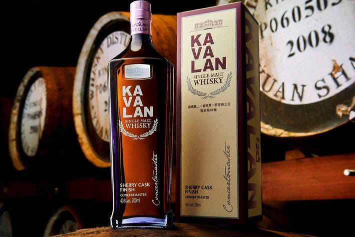 Kavalan Concert Master Sherry Cask Finish 700mL 40% ABV