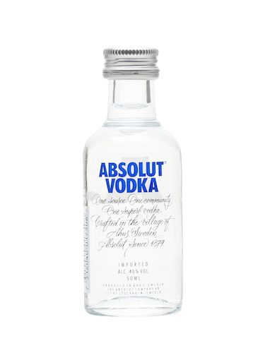 Absolut Vodka 40% ABV