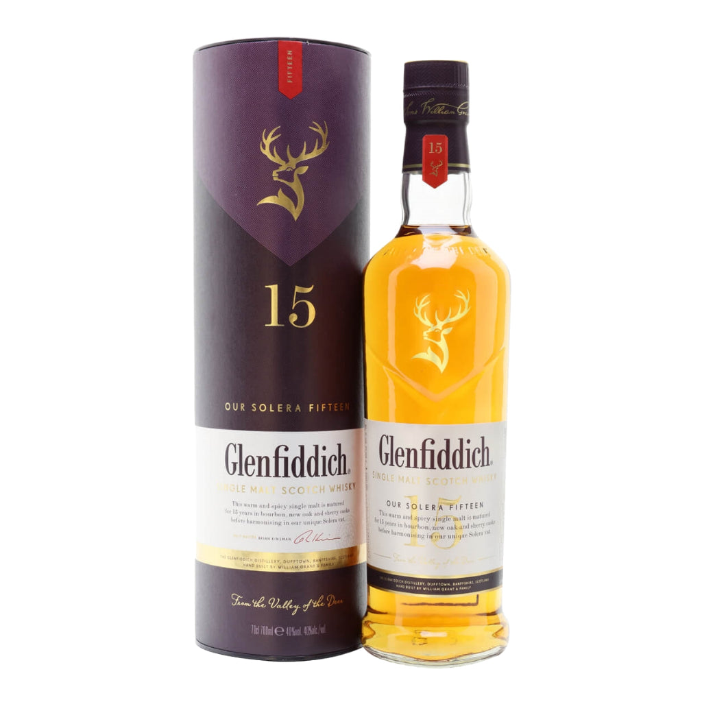 Glenfiddich 15YO Speyside Single Malt Whisky 700ml