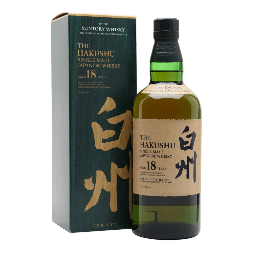 The Hakushu 18YO Japanese Single Malt Whisky 700ml