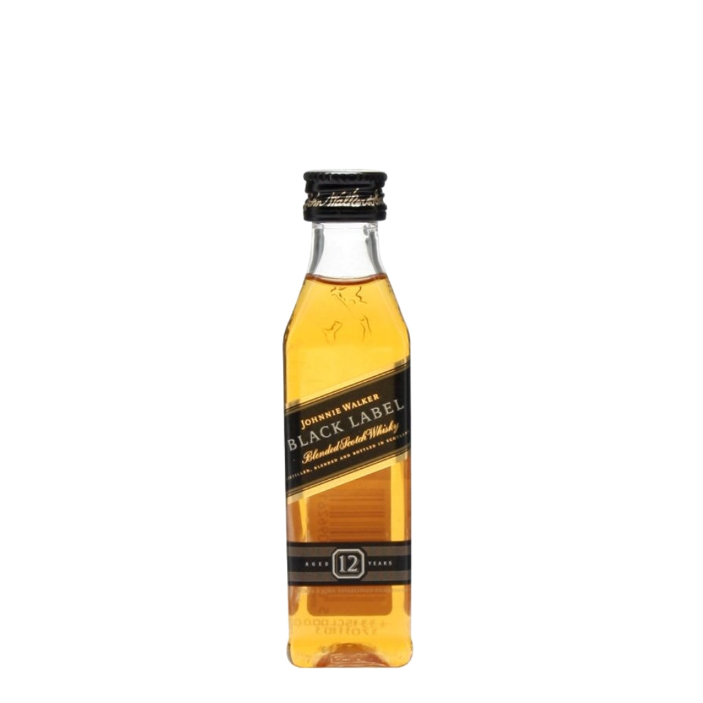 Johnnie Walker Black Label 5cl Miniature bottle(Plastic)