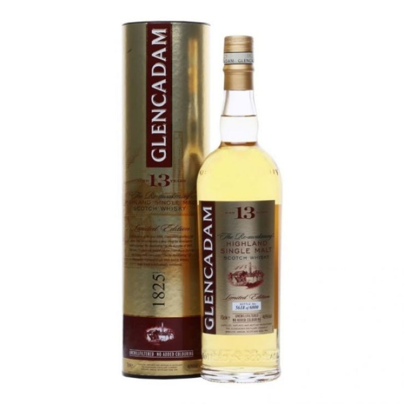 Glencadam 13YO Single Malt Whisky 700mL