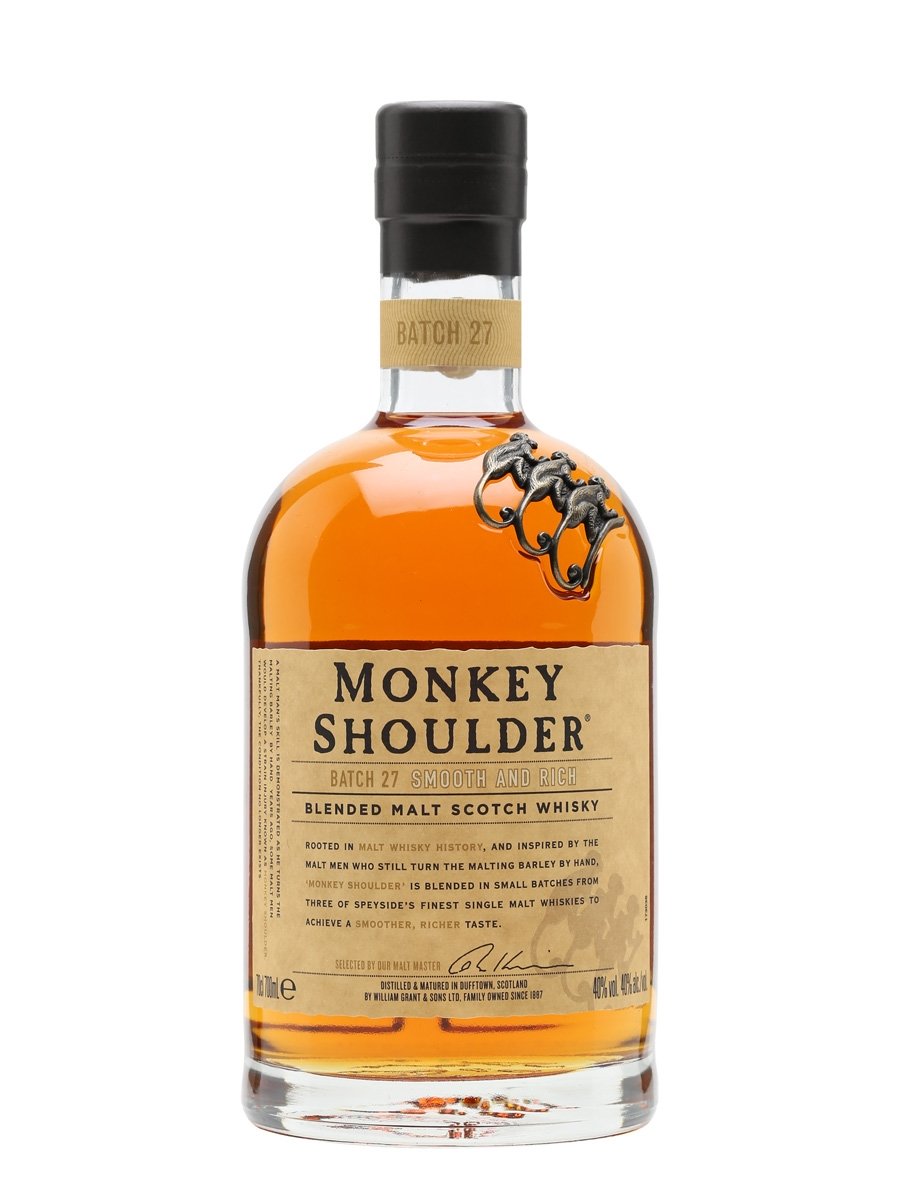 Monkey Shoulder Blended Scotch 700ml 40% ABV