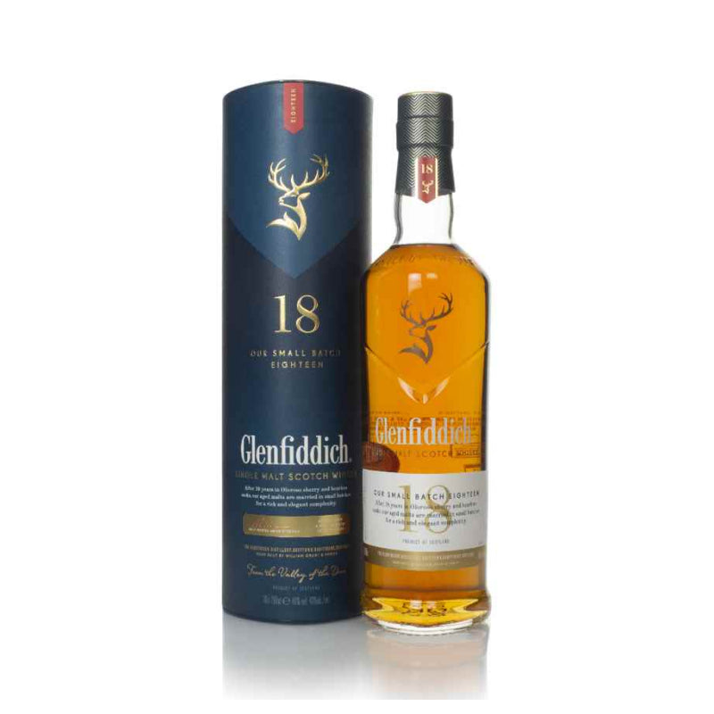 Glenfiddich 18YO Single Malt Whisky 700ml 40% ABV