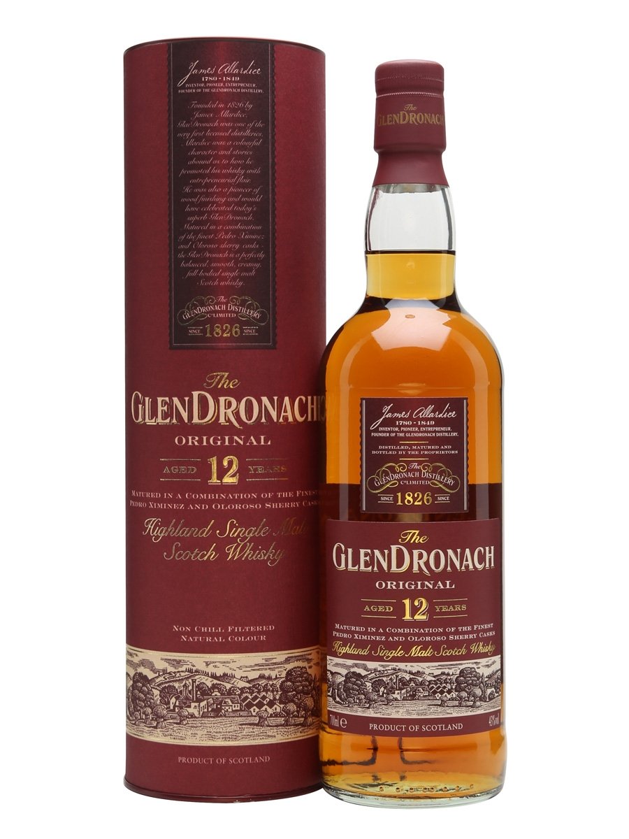Glendronach 12YO Single Malt Whisky 700ml 43%